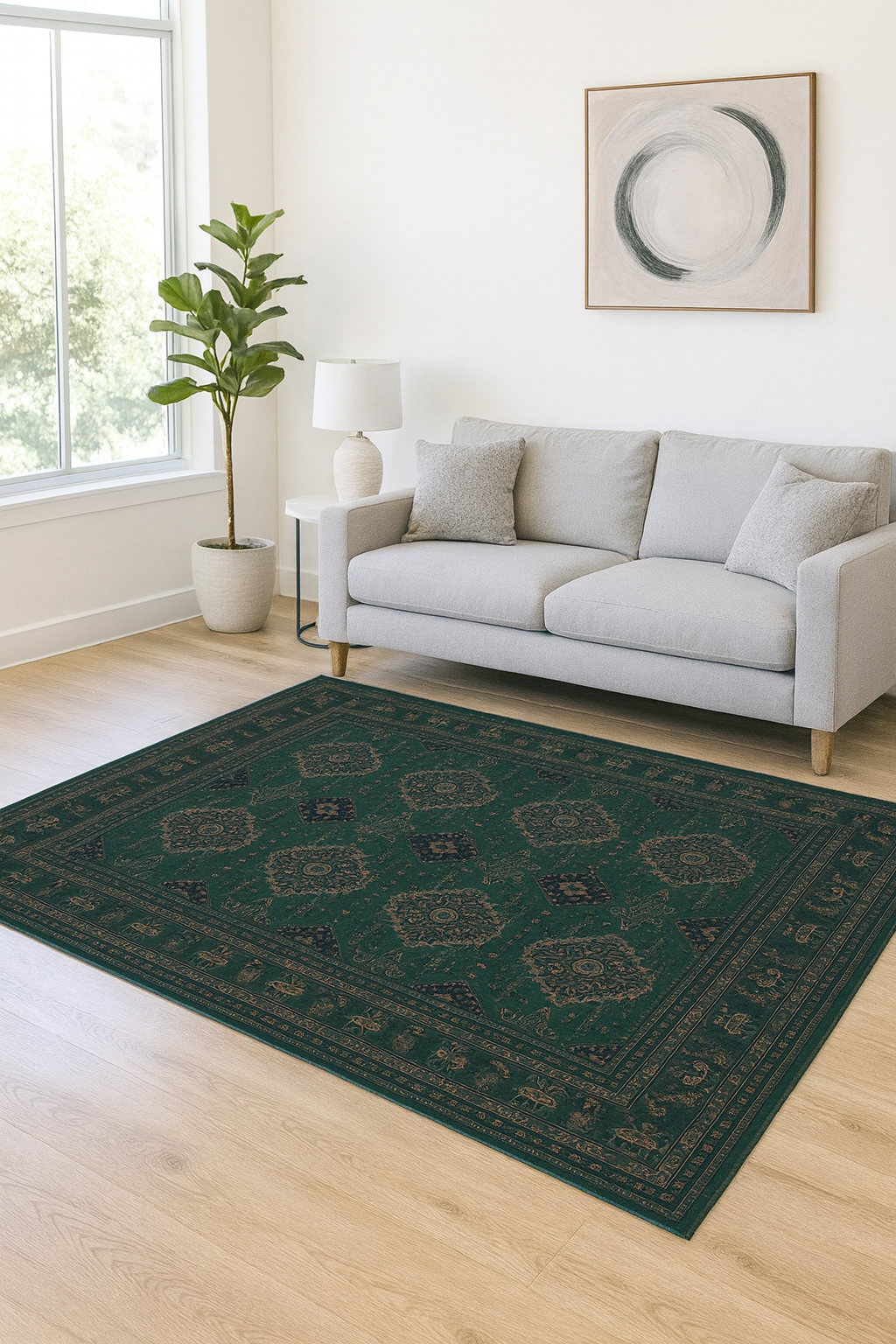 Handmade Wool Rug – Natural Colors