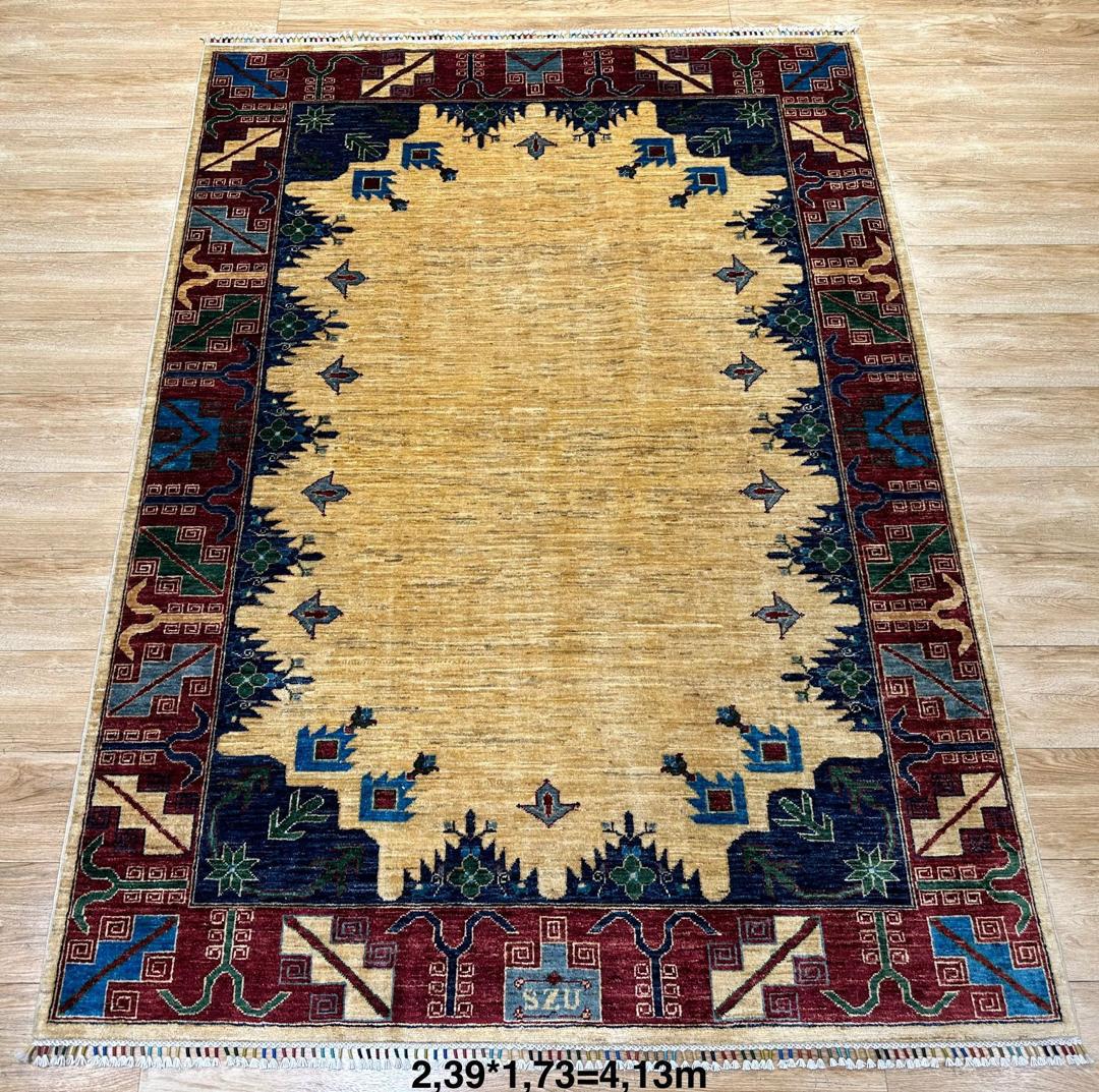 Handmade Wool Rug – Natural Colors