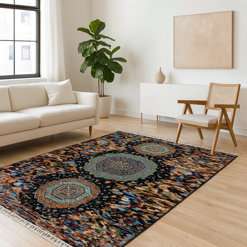 Handmade Wool Rug – Natural Colors