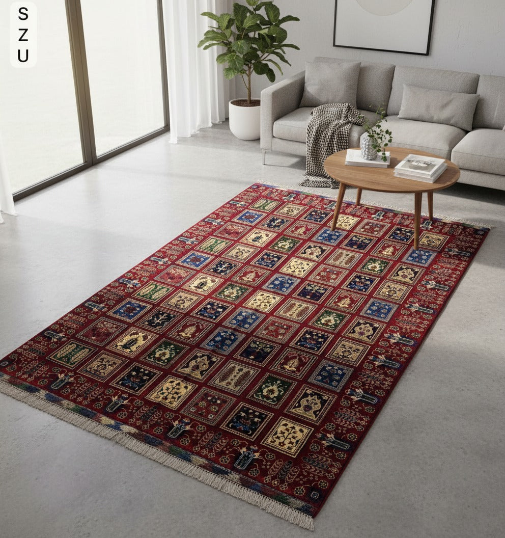Handmade Wool Rug – Natural Colors
