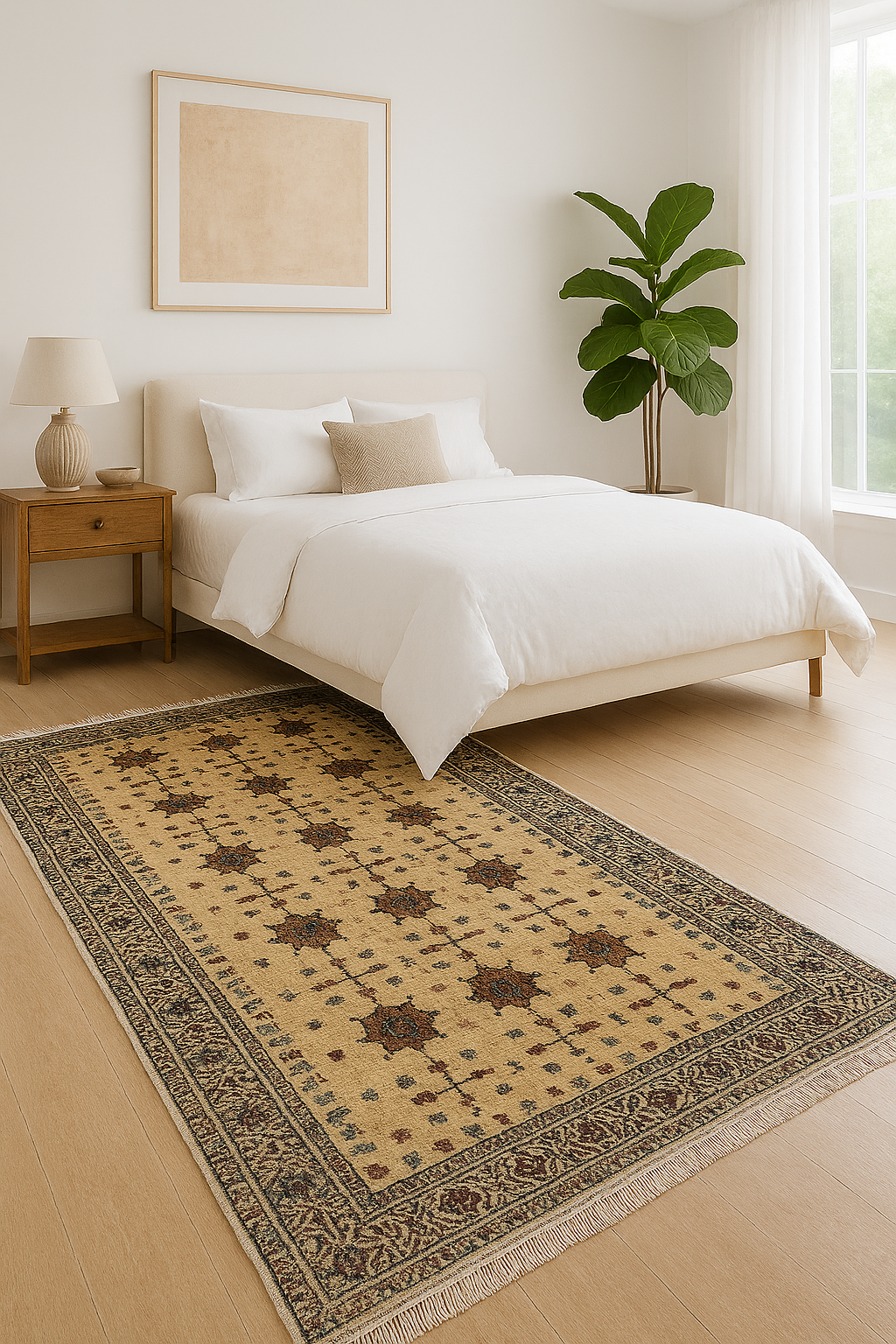 Handmade Wool Rug – Natural Colors